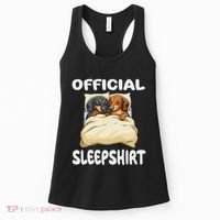 Dachshund Doxie Dog Sleep Pajamas Nightgown Women's Tank Top thumb 0