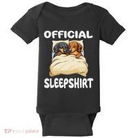 Dachshund Doxie Dog Sleep Pajamas Nightgown Baby Bodysuit thumb 0