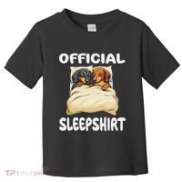 Dachshund Doxie Dog Sleep Pajamas Nightgown Toddler T-Shirt thumb 0