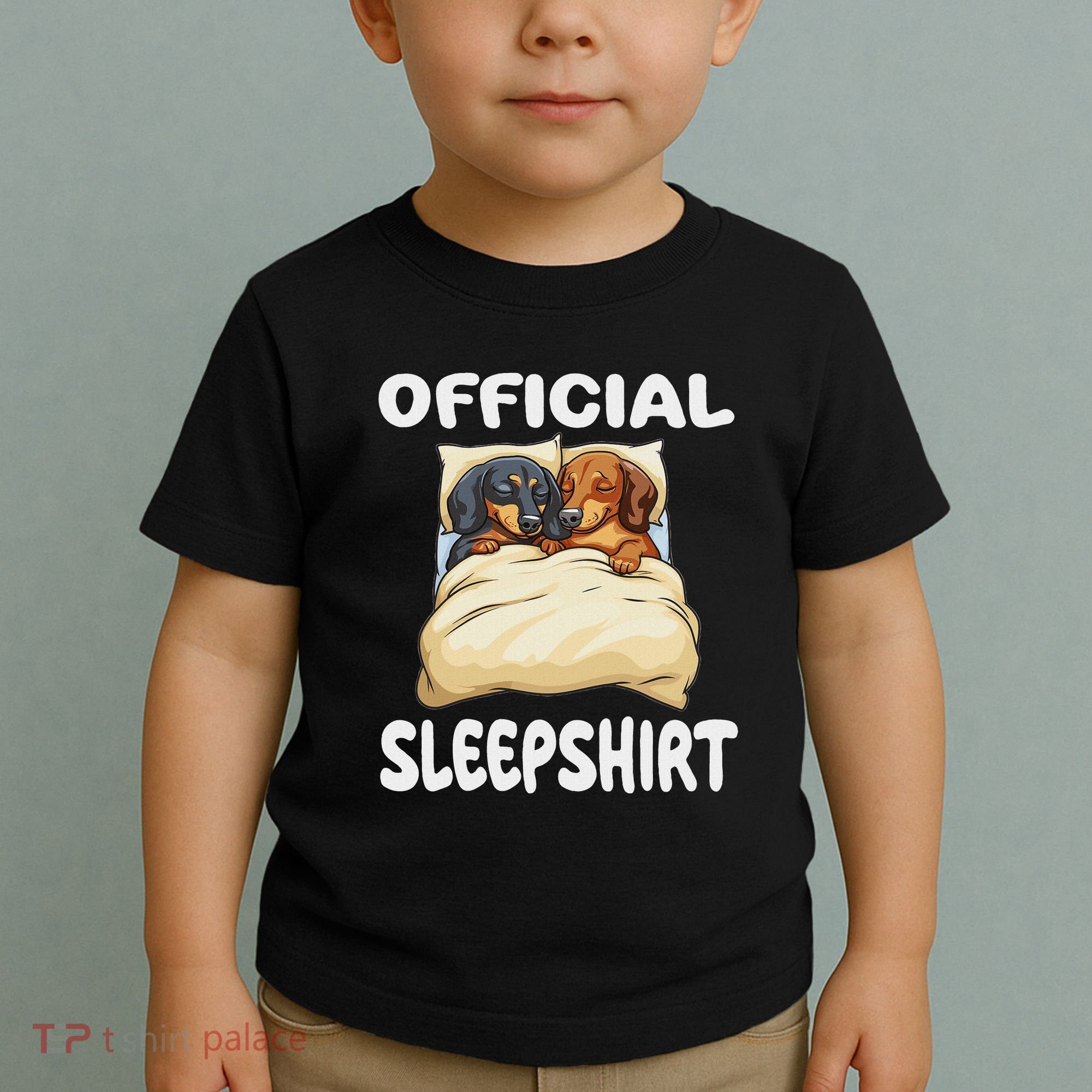 Dachshund Doxie Dog Sleep Pajamas Nightgown Toddler T-Shirt