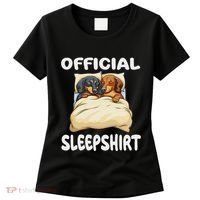 Dachshund Doxie Dog Sleep Pajamas Nightgown Women's T-Shirt thumb 0