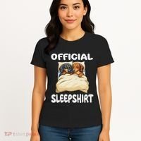 Dachshund Doxie Dog Sleep Pajamas Nightgown Women's T-Shirt thumb 4