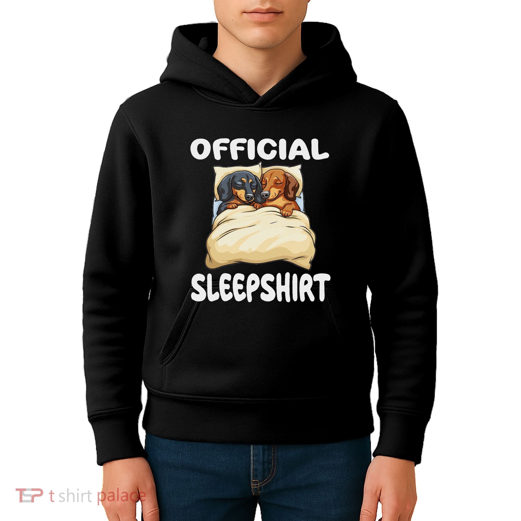 Dachshund Doxie Dog Sleep Pajamas Nightgown Kids Hoodie