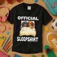 Dachshund Doxie Dog Sleep Pajamas Nightgown Kids T-Shirt thumb 3