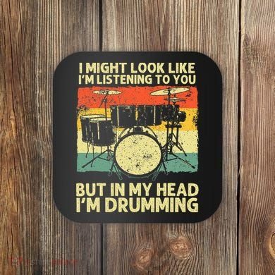 Drummer Design Drumline Drumming Drummer Coaster