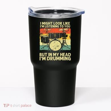 Drummer Design Drumline Drumming Drummer Tumbler