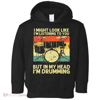 Drummer Design Drumline Drumming Drummer Toddler Hoodie