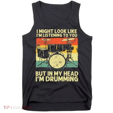 Drummer Design Drumline Drumming Drummer Tank Top