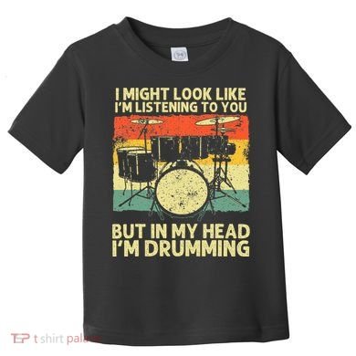 Drummer Design Drumline Drumming Drummer Toddler T-Shirt