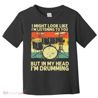Drummer Design Drumline Drumming Drummer Toddler T-Shirt