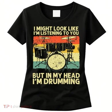 Drummer Design Drumline Drumming Drummer Women's T-Shirt