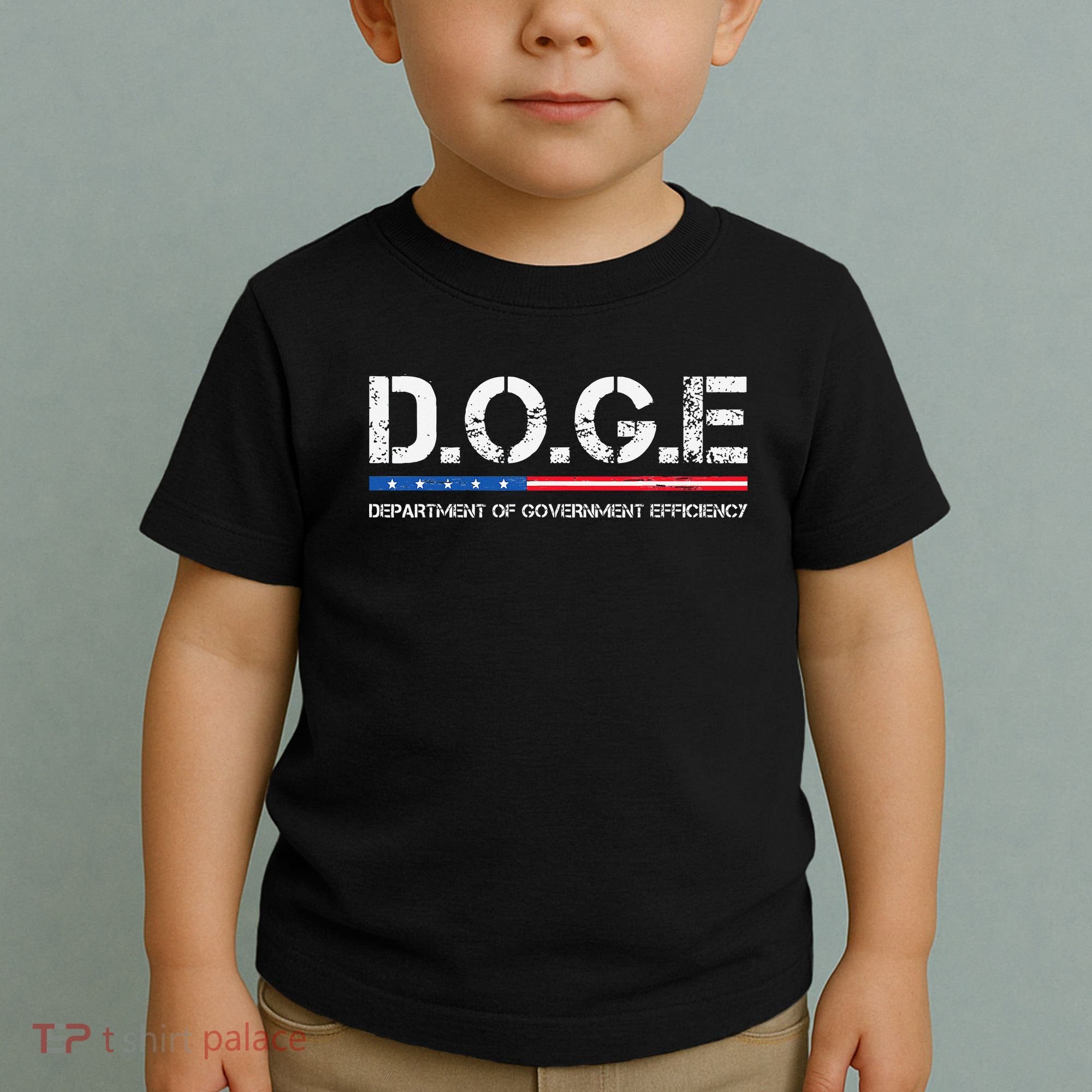 Doge D.O.G.E. Department Of Government Efficiency Toddler T-Shirt