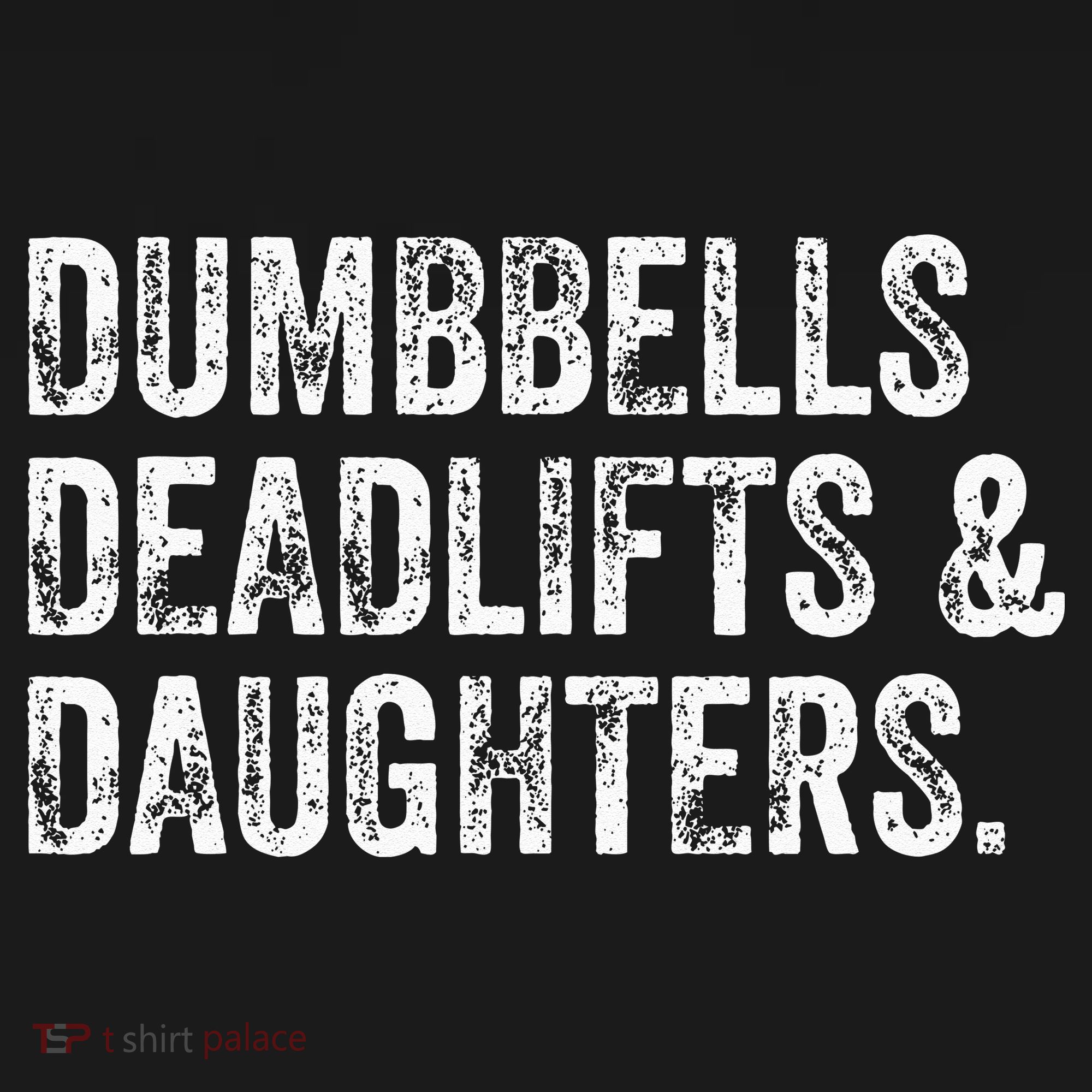 Dumbbells Deadlifts Daughters Funny Gym Workout Fathers Day Women's Tank Top