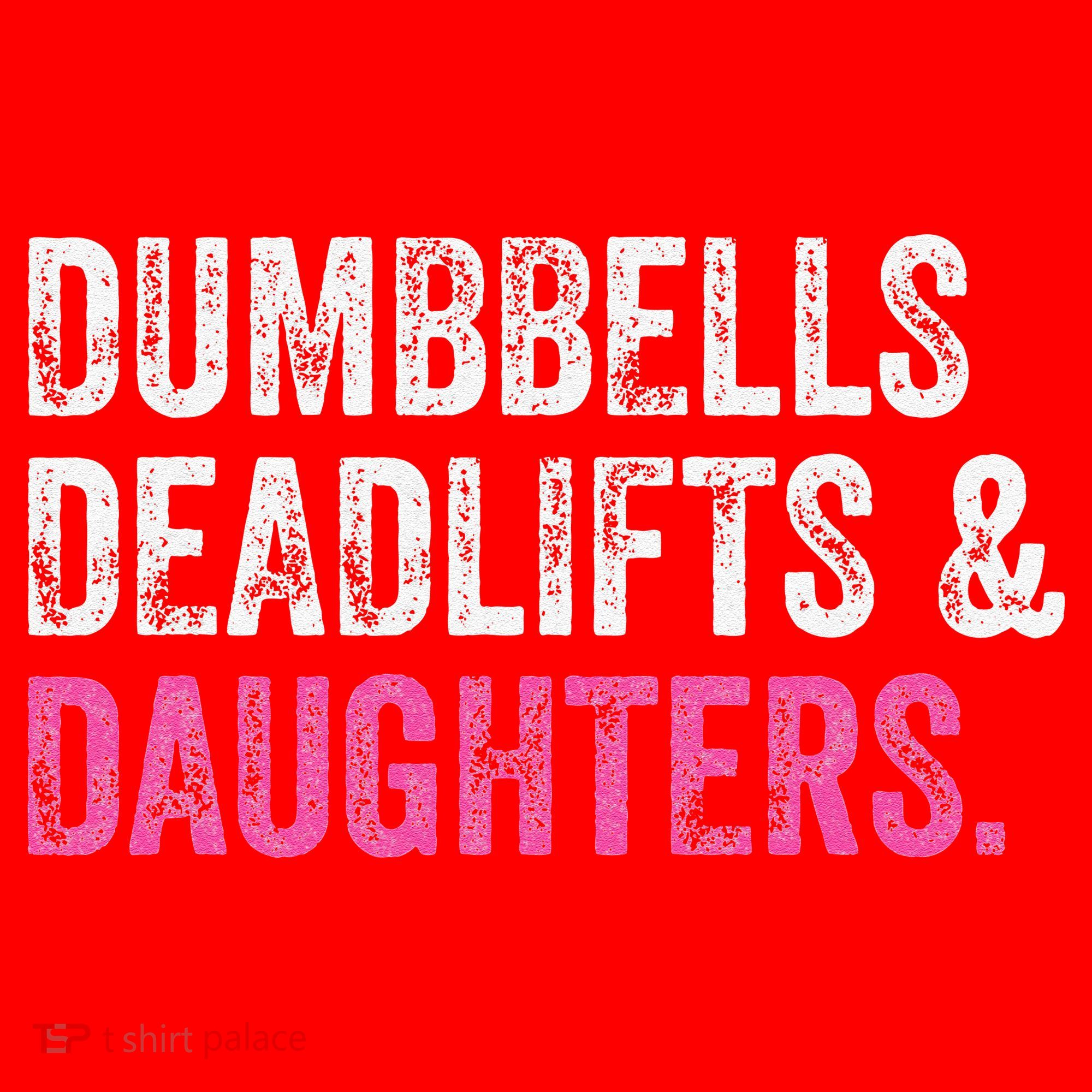 Dumbbells Deadlifts Daughters Funny Gym Workout Fathers Day Santa Hat