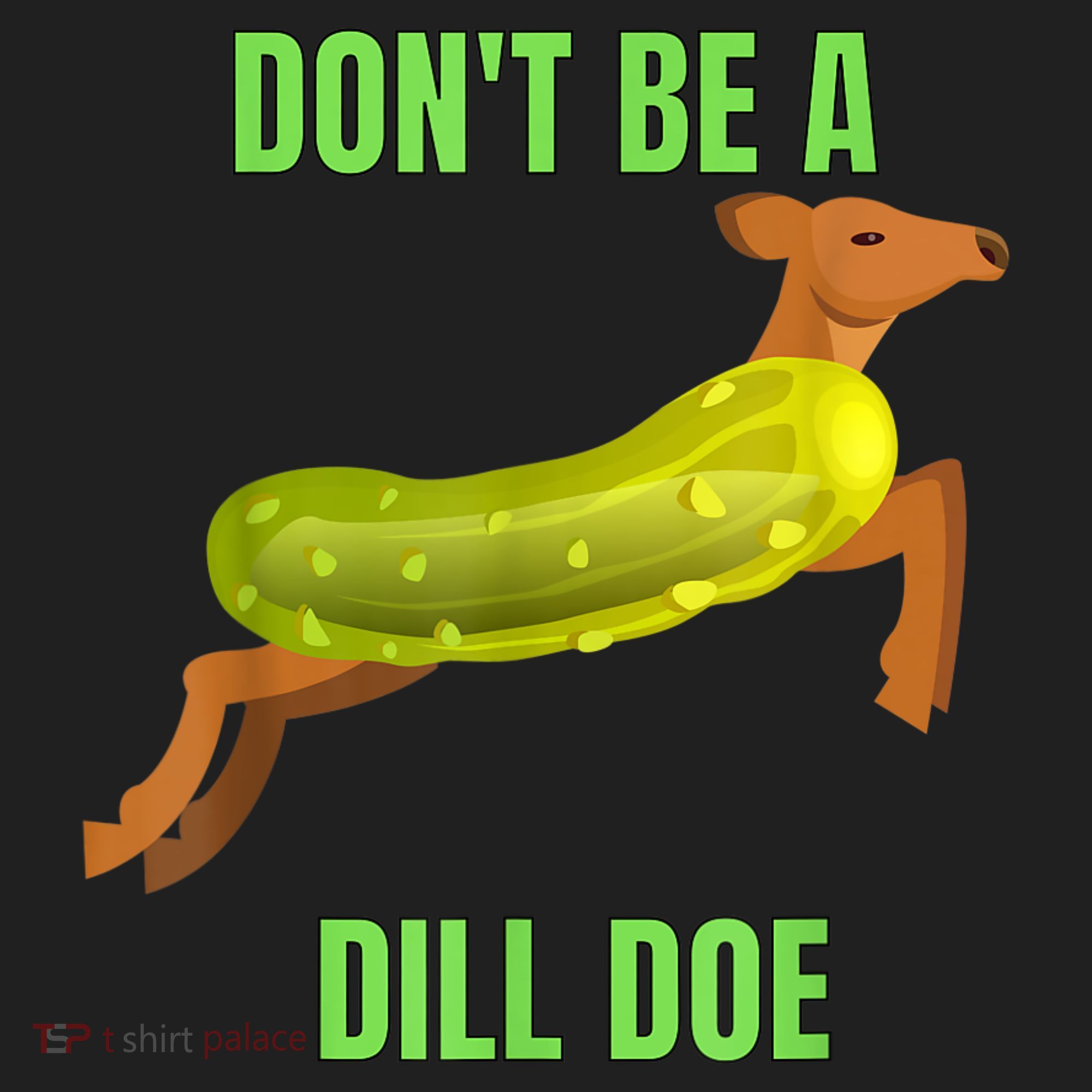 Dill Doe Dill Pickle Golf Towel