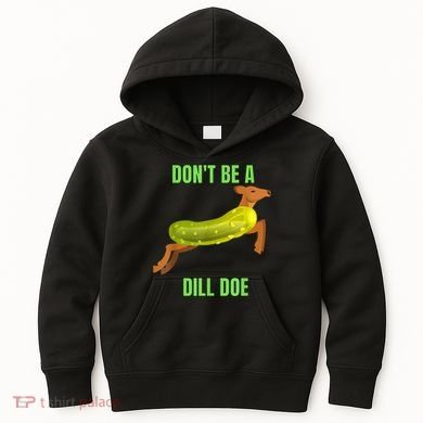 Dill Doe Dill Pickle Kids Hoodie