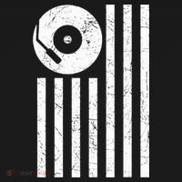 Dj Deejay Disk Jockey Turntable American Flag Djing  USA-Made Doggie Bandana thumb 2
