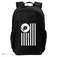 Dj Deejay Disk Jockey Turntable American Flag Djing  Backpack thumb 0