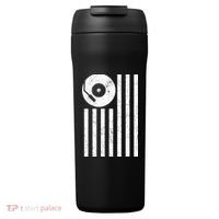 Dj Deejay Disk Jockey Turntable American Flag Djing  24oz Duet Stainless Steel Tumbler thumb 0