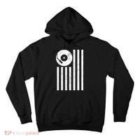Dj Deejay Disk Jockey Turntable American Flag Djing  Tall Hoodie thumb 0