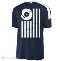 Dj Deejay Disk Jockey Turntable American Flag Djing  Sport-Tek Competitor United Soccer Jersey thumb 2