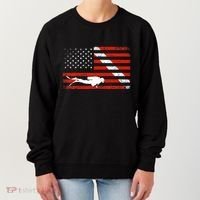 Diver Down Dive Flag Scuba Diving American Flag Women's Sweatshirt thumb 0