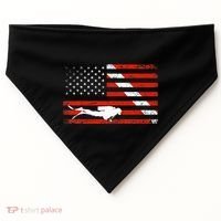 Diver Down Dive Flag Scuba Diving American Flag USA-Made Doggie Bandana thumb 0