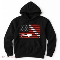 Diver Down Dive Flag Scuba Diving American Flag Hoodie thumb 0
