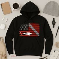 Diver Down Dive Flag Scuba Diving American Flag Hoodie thumb 3