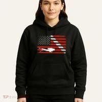 Diver Down Dive Flag Scuba Diving American Flag Hoodie thumb 5