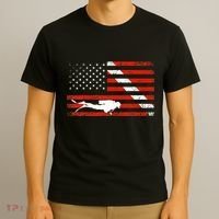 Diver Down Dive Flag Scuba Diving American Flag T-Shirt thumb 3