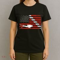 Diver Down Dive Flag Scuba Diving American Flag T-Shirt thumb 4