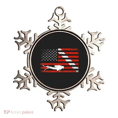 Diver Down Dive Flag Scuba Diving American Flag Ornament