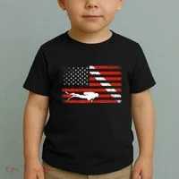 Diver Down Dive Flag Scuba Diving American Flag Toddler T-Shirt thumb 2
