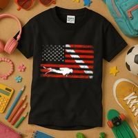 Diver Down Dive Flag Scuba Diving American Flag Kids T-Shirt thumb 3