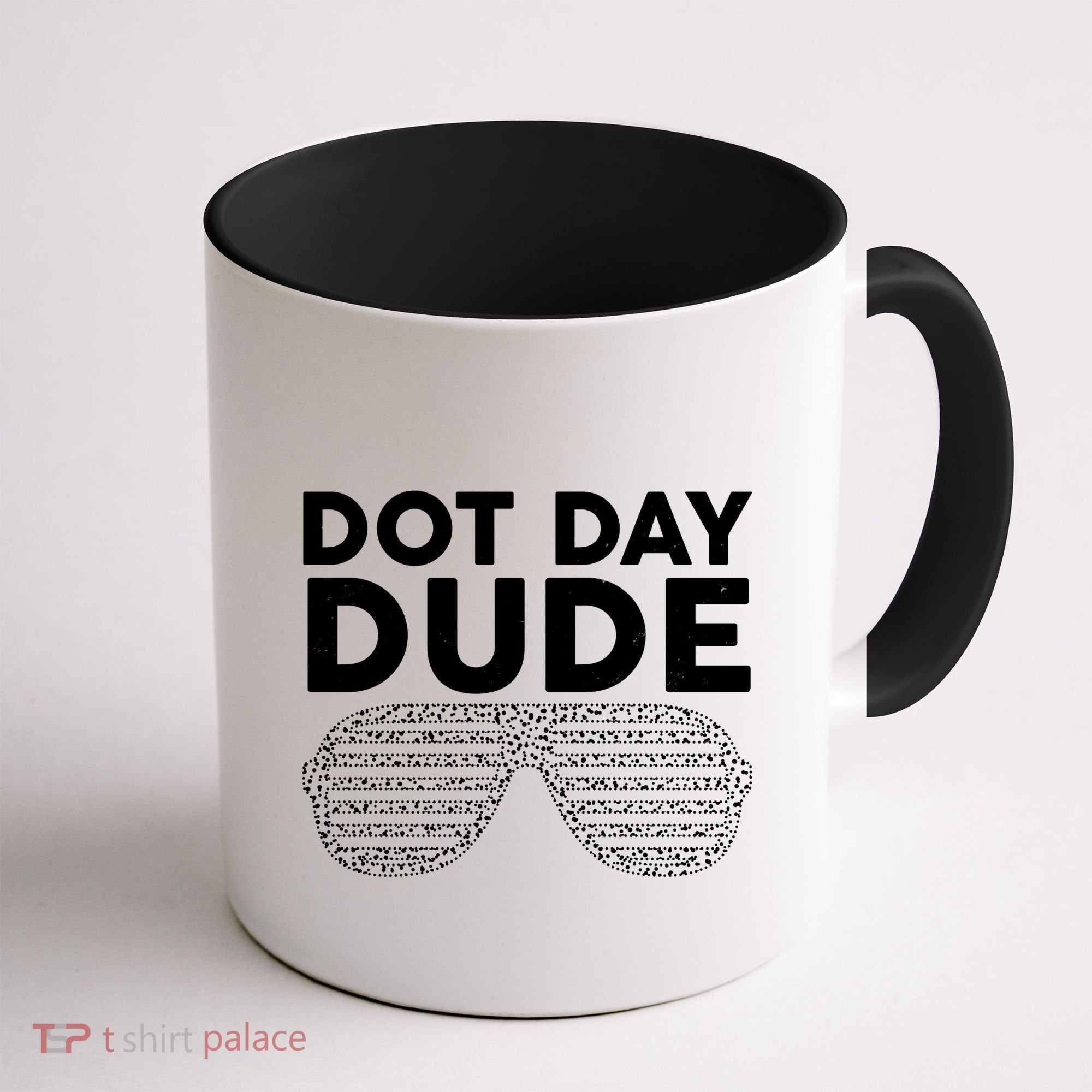 Dot Day Dude Shutter Shades Sunglasses Coffee Mug