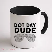 Dot Day Dude Shutter Shades Sunglasses Coffee Mug thumb 1