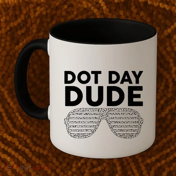 Dot Day Dude Shutter Shades Sunglasses Coffee Mug