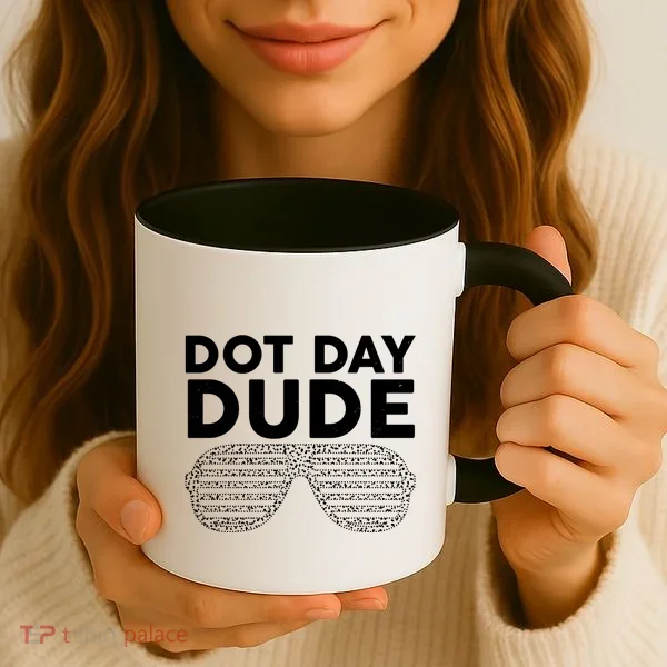 Dot Day Dude Shutter Shades Sunglasses Coffee Mug