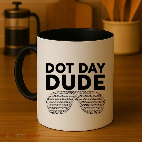 Dot Day Dude Shutter Shades Sunglasses Coffee Mug