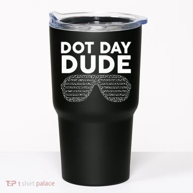 Dot Day Dude Shutter Shades Sunglasses Tumbler