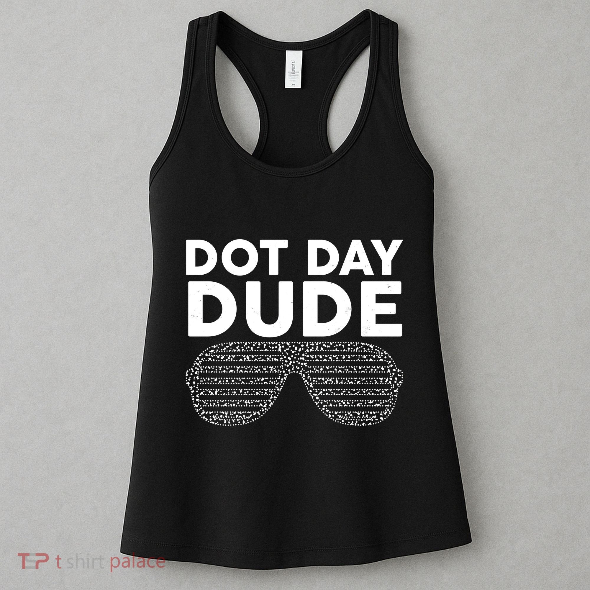 Dot Day Dude Shutter Shades Sunglasses Women's Tank Top