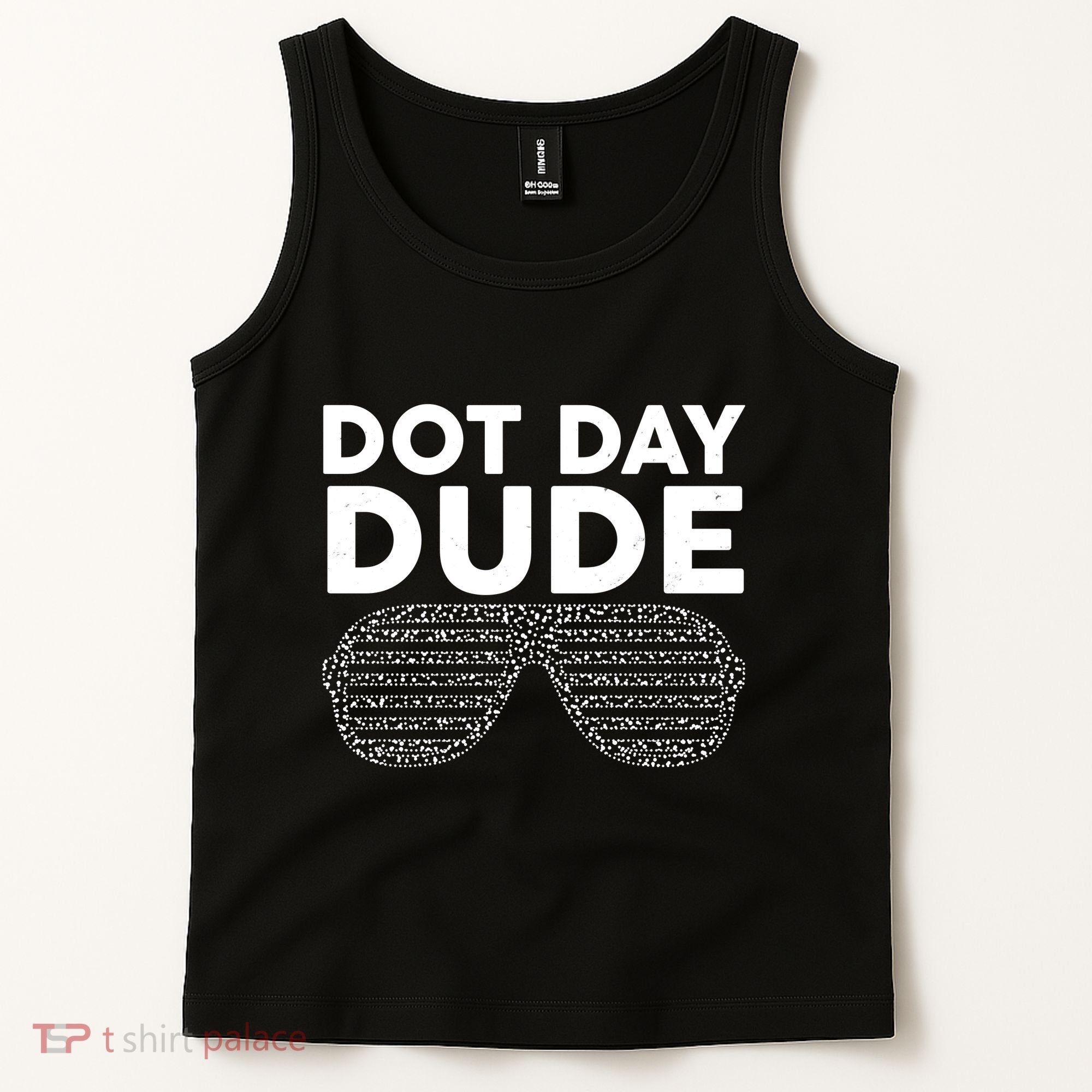 Dot Day Dude Shutter Shades Sunglasses Tank Top