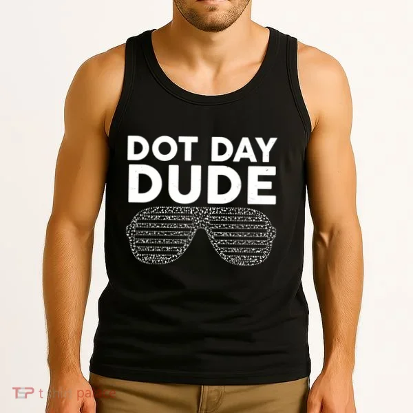 Dot Day Dude Shutter Shades Sunglasses Tank Top