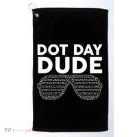 Dot Day Dude Shutter Shades Sunglasses Golf Towel thumb 0