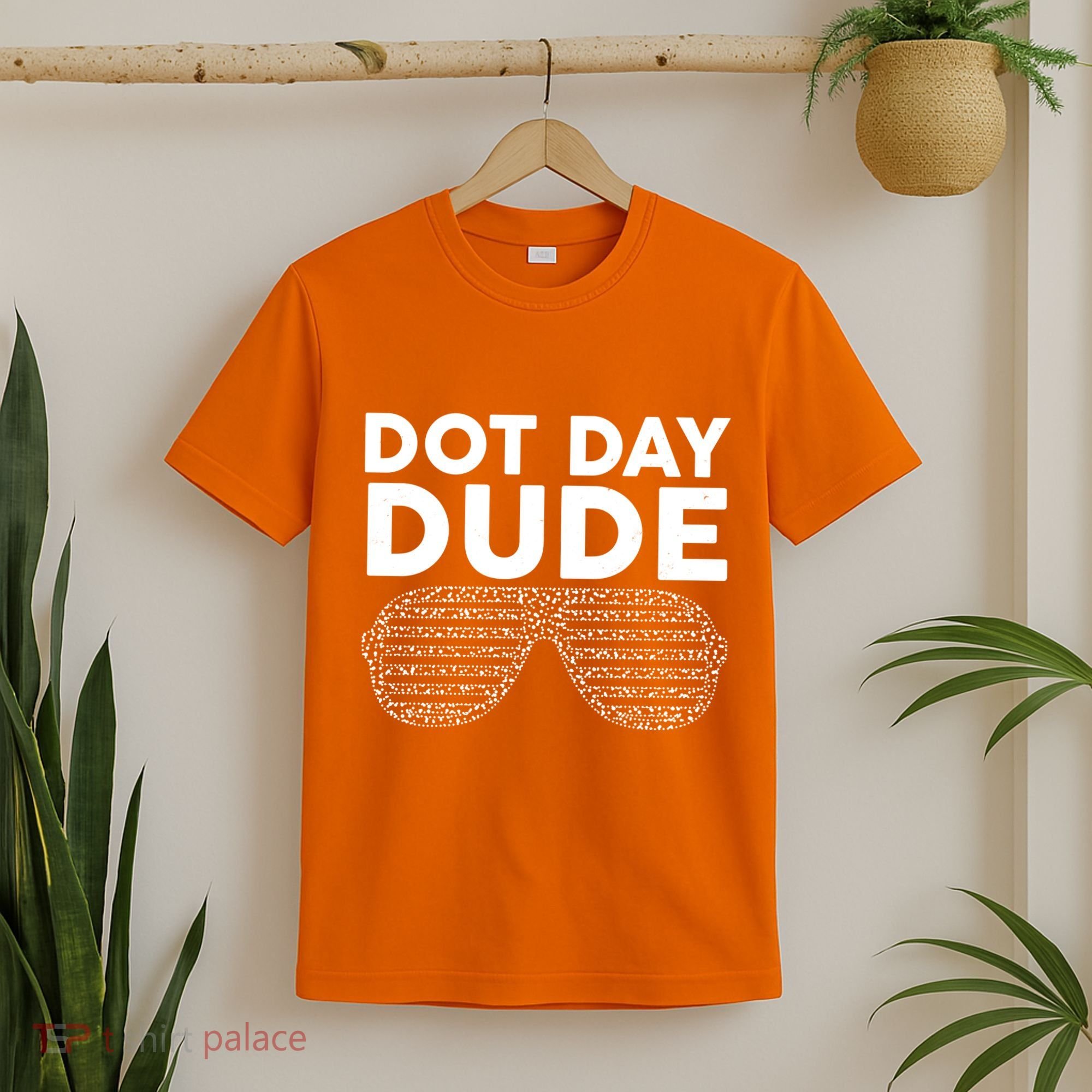Dot Day Dude Shutter Shades Sunglasses T-Shirt