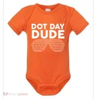 Dot Day Dude Shutter Shades Sunglasses Baby Bodysuit thumb 0