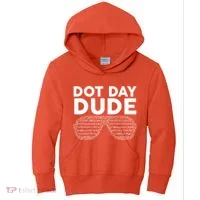 Dot Day Dude Shutter Shades Sunglasses Kids Hoodie thumb 0