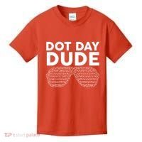 Dot Day Dude Shutter Shades Sunglasses Kids T-Shirt thumb 0