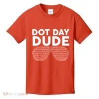 Dot Day Dude Shutter Shades Sunglasses Kids T-Shirt thumb 0